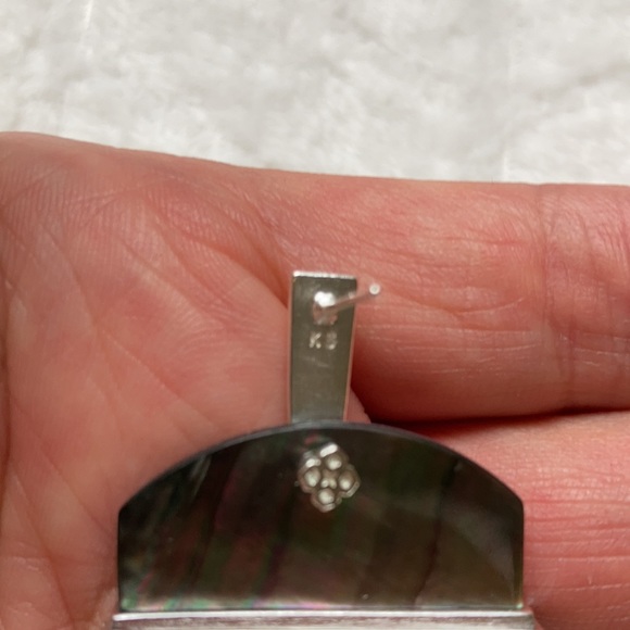 Kendra Scott Layne Bright Silt Statement Earring - Picture 8 of 8